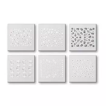 Наклейки для ногтей, 6 шт. Top Choice