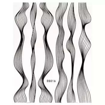 Наклейки для ногтей Bna Cb090 Black Beautynails