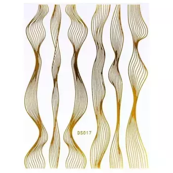 Наклейки для ногтей Bna Cb090 Golden Beautynails