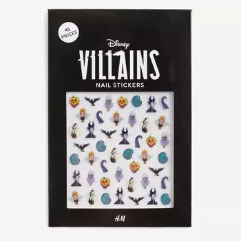 Наклейки для ногтей H&M Disney Villains, мультиколор
