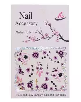 Наклейки для ногтей, металлические украшения Nautica