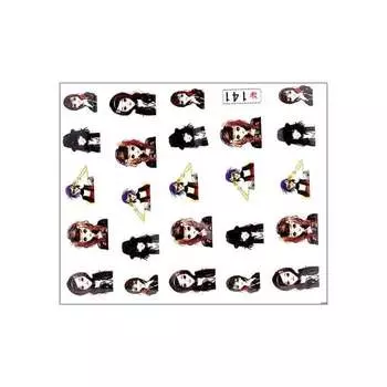 Наклейки для ногтей на водной основе № 141 MollyLac, Molly Lac