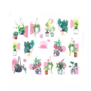 Наклейки для ногтей на водной основе № BN 1763, AllePaznokcie