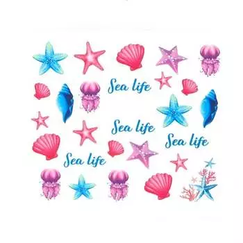 Наклейки для ногтей на водной основе № BN 1820, AllePaznokcie