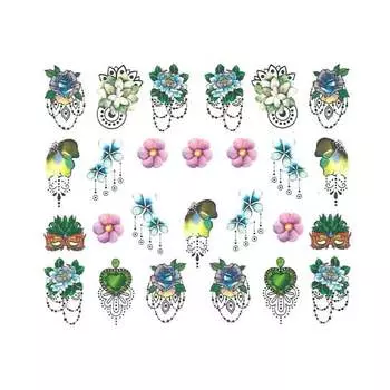 Наклейки для ногтей на водной основе БН № 1179 MollyLac, Molly Lac