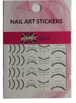 Наклейки для ногтей на водной основе NAILART STICKERS RN 135 RONNEY -