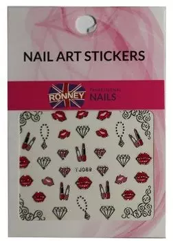 Наклейки для ногтей на водной основе NAILART STICKERS RN 226 RONNEY -