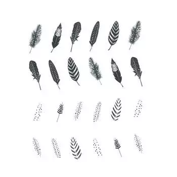 Наклейки для ногтей на водной основе СТЗ-644, AllePaznokcie