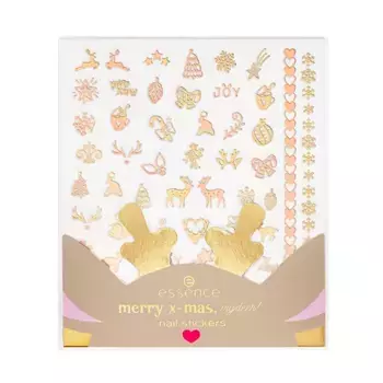 Наклейки для ногтей Pegatinas De Uas Merry X-Mas, My Deer! Essence, 1 UD