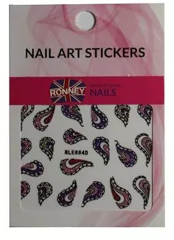 Наклейки для ногтей RN 166 RONNEY - NAILART STICKERS