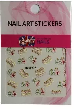 Наклейки для ногтей RONNEY - NAILART STICKERS RN 147