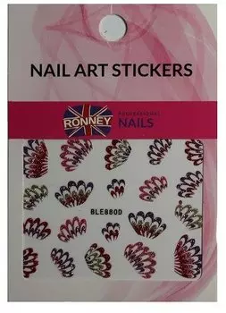 Наклейки для ногтей RONNEY - NAILART STICKERS RN 163