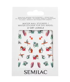 Наклейки для ногтей Semilac Stickers 17 Art Jungle, 1 шт.
