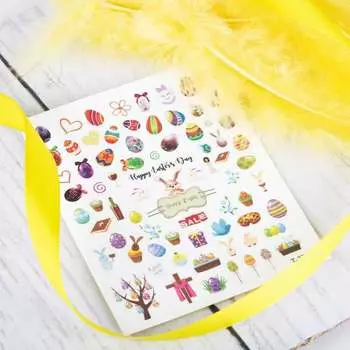 Наклейки для ногтей тонкие S, Molly Lac