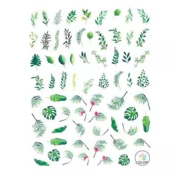 Наклейки для ногтей, тонкие самоклеящиеся, № Ca-712 MollyLac, Molly Lac