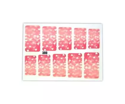 Наклейки - Nk090 Сердца 6, SUNFLOWER