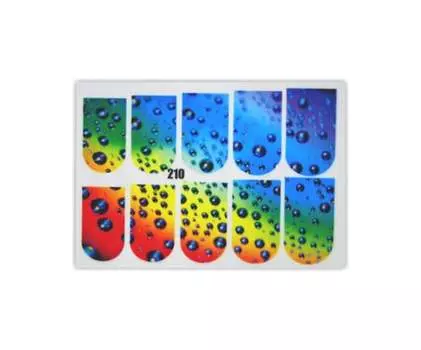 Наклейки - Nk102 Капли воды, SUNFLOWER