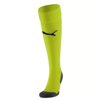Наколенники teamLIGA Football Core Socks PUMA, желтый/черный/желтый