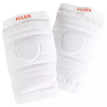 Наколенники волейбольные ВКП900 белые ALLSIX, белый