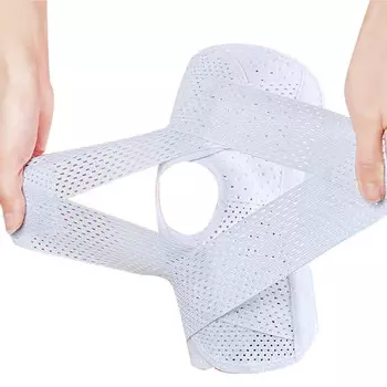 Наколенники xianluozi, защитный рукав, улучшенная защитная модель размера L (белая пара), силиконовая защита + двойные ремни + четыре пружины