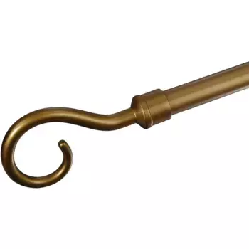 Наконечник для карниза Liedeco «Apoll», (комплект, 1 шт.), для карнизов 20 мм, цвет matt/goldfarben