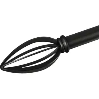 Наконечник для карниза Liedeco «Литой», (комплект, 1 шт.), для карнизов 20 мм, антрацит