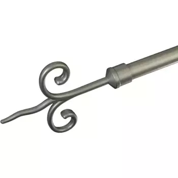 Наконечник карниза Liedeco «Диана», (комплект, 1 шт.), для карнизов 20 мм, цвет silberfarben/matt