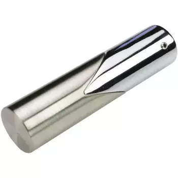 Наконечник карниза Liedeco «наконечник, концевая кнопка под нержавеющую сталь «Франция» Руан - 2 шт.», (2 шт.), наконечник, цилиндр концевой кнопки, 2 шт, цвет edelstahlfarben