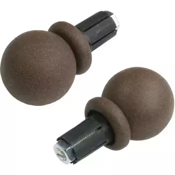 Наконечник карниза Liedeco "наконечник, концевая кнопка шариковая "Esperanca" для стержней 16 мм", (2 шт.), наконечник, концевая кнопка, цвет rostbraun