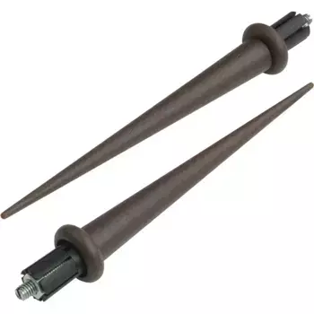 Наконечник карниза Liedeco "наконечник, наконечник концевой кнопки "Esperanca" для стержней 16 мм", (2 шт.), наконечник, концевая кнопка, цвет rostbraun