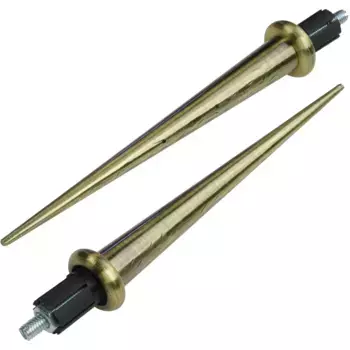 Наконечник карниза Liedeco "наконечник, наконечник концевой кнопки "Esperanca" для стержней 16 мм", (2 шт.), наконечник, концевая кнопка, цвет messingfarben/schwarz