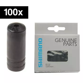 Наконечники для корпуса троса переключения SP40 SHIMANO, черный / серый / серый
