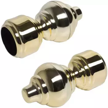 Наконечники карниза Liedeco (комплект, 2 шт.), для карниза 28 мм, цвет messingfarben