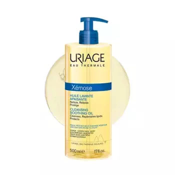 Накормить и успокоить Aceite Limpiador Calmante Uriage, 500 ml