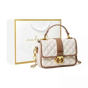 Nalandu Женская сумка Narandu, Бежевый с подкладкой B