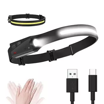 Налобный фонарь Proware 350 лм со светодиодным датчиком COB