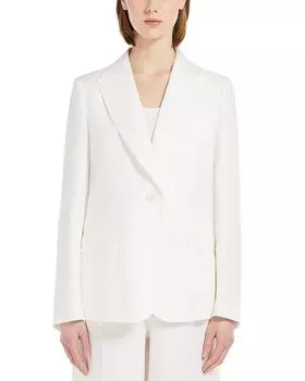 Налют Льняной Блейзер Weekend Max Mara, белый