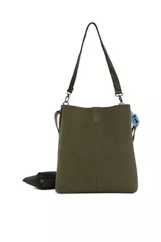 Намагниченная сумка из нубука Bagmori, хаки