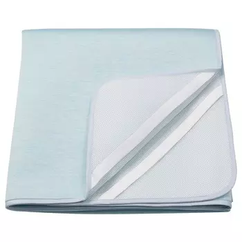 Наматрасник, голубой, 90x200 см, HRGINST IKEA