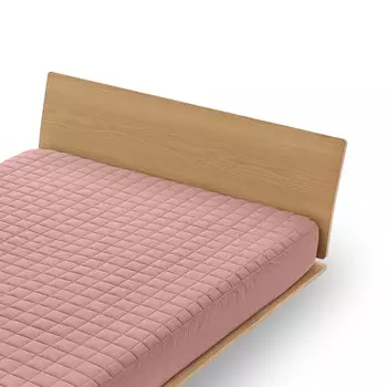 Наматрасник Muji хлопковый, бежевый