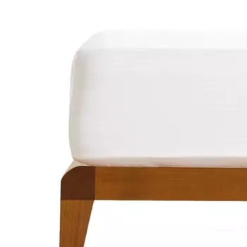 Наматрасник Striped Cotton, белый