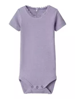 Name It Боди с короткими рукавами "NBFKAB SS BODY NOOS", цвет Heirloom Lilac