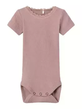 Name It Боди с короткими рукавами "NBFKAB SS BODY NOOS", лиловый