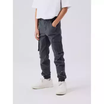 Name It Брюки-чиносы It "NKMRYAN CARGO R TWI PANT 2222-BA NOOS", цвет Lava Smoke