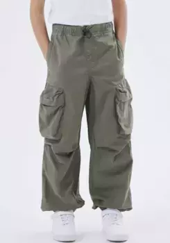 Name It Брюки-карго "NKMBEN R PARACHUTE TWI PANT 1900-TF NOOS", оливковый