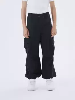 Name It Брюки-карго "NKMBEN R PARACHUTE TWI PANT 1900-TF NOOS", черный