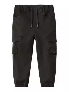 Name It Брюки-карго "NMMBEN CARGO R TWI PANT 1771-HI NOOS", черный