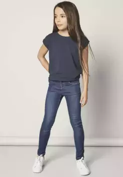 Name It Джинсовые джеггинсы "ЛЕГГИНГИ FEM WOV", синий