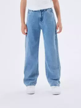 Name It Джинсы с 5 карманами "NKMRYAN STRAIGHT JEANS 4525-IM L NOOS", синий