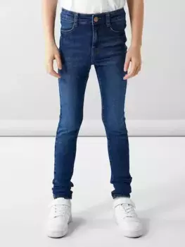 Name It Джинсы скинни "NKFPOLLY HW SKINNY JEANS 1180-ST NOOS", эластичные, синий